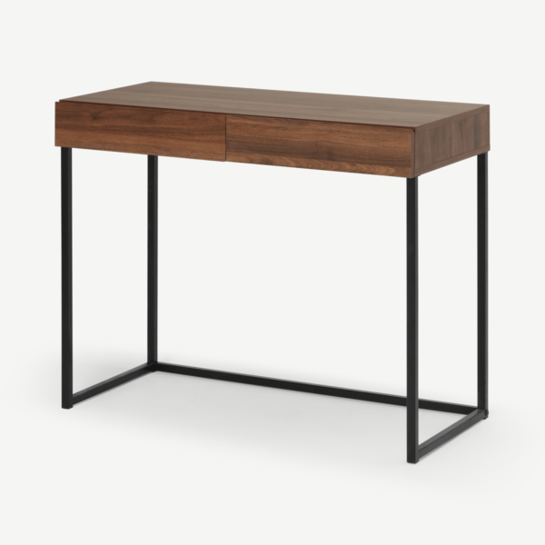 Hopkins Compact Desk, Walnut Effect